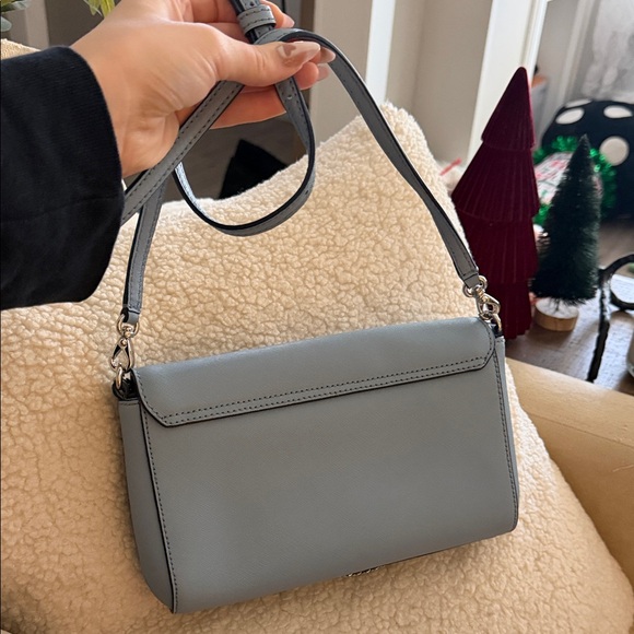 Kate Spade Slate Blue Shoulder Bag with Chain - Picture 3 of 7